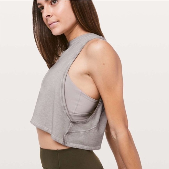 Lululemon | Muscle Love Crop Tank Size 12 Yoga Gym - Picture 4 of 12